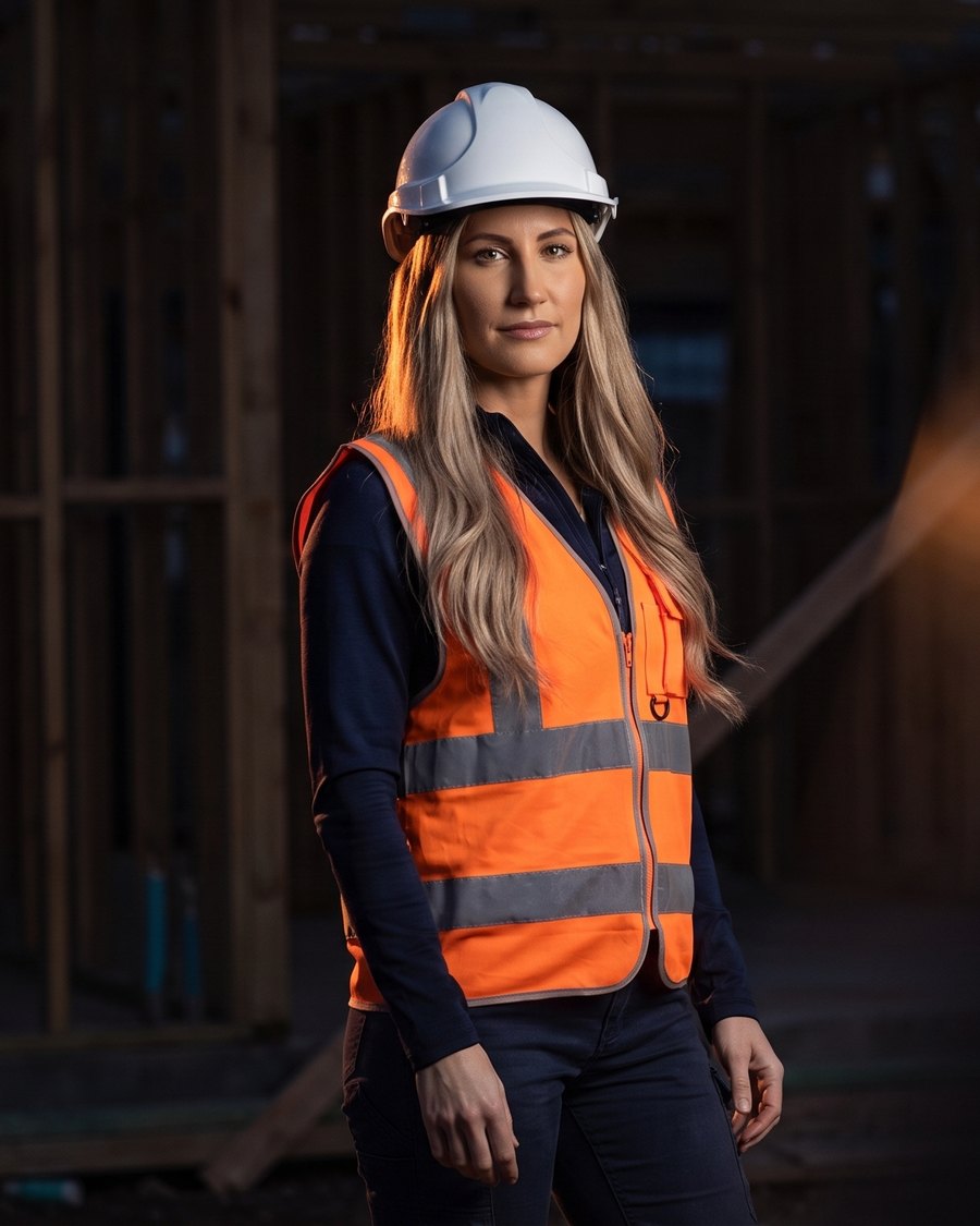 Jazmin on a residential building site